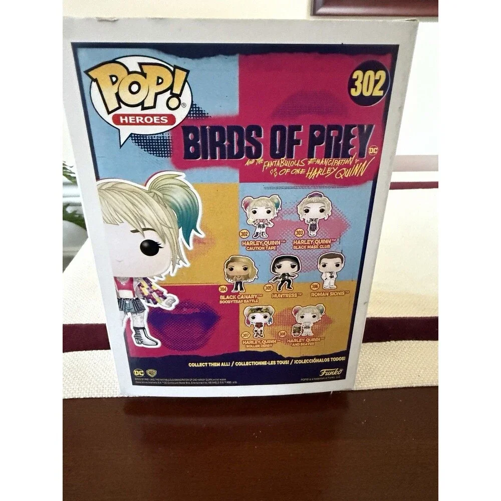 Funko Pop! Heroes #302 Birds of Prey Harley Quinn Caution Tape Vinyl Figure